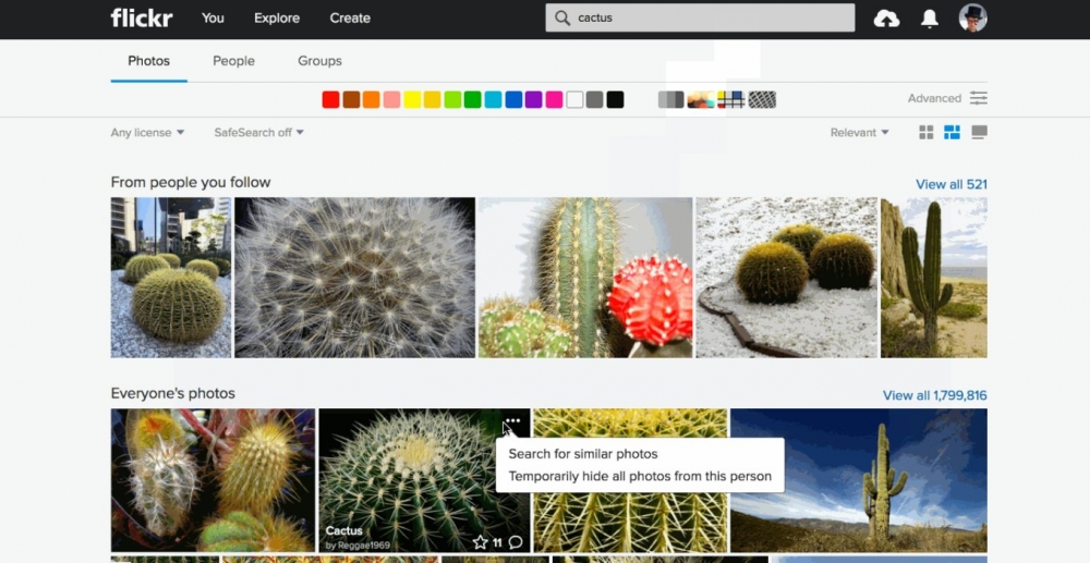 Flickr добавил функцию поиска похожих изображений