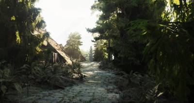The Elder Scrolls V: Skyrim Falkreath на Unreal Engine 5.3 выглядит потрясающе великолепно